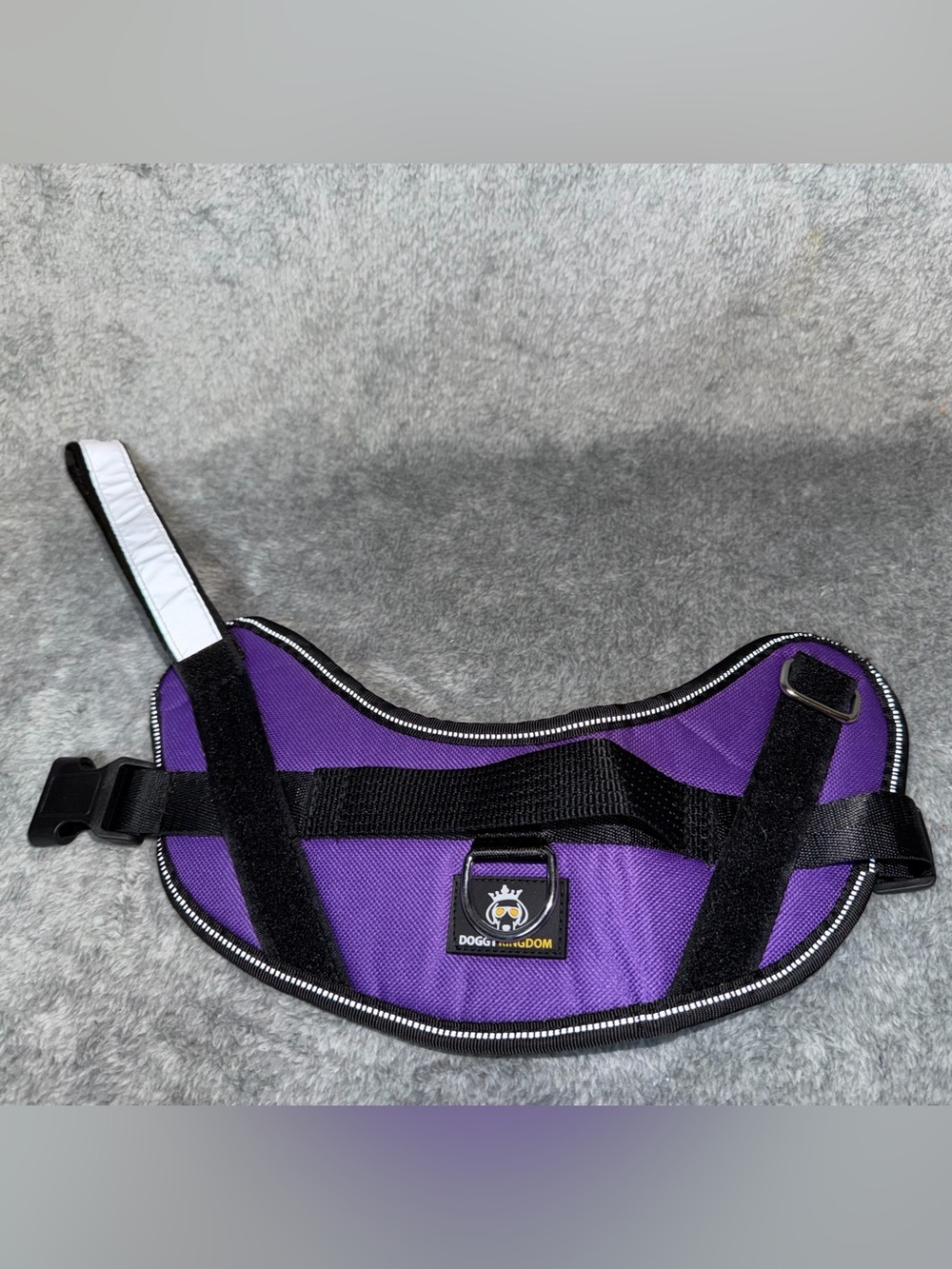 Doggy Kingdom Purple No Pull Dog Harness Reflective Straps